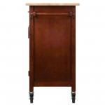 Marissa Kitchen Cart, Walnut