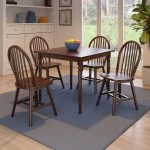 Mornay 5-Pc Dining Table with Windsor Chairs, Walnut