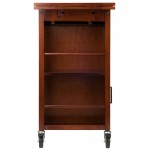 Gregory Extendable Top Kitchen Cart, Walnut