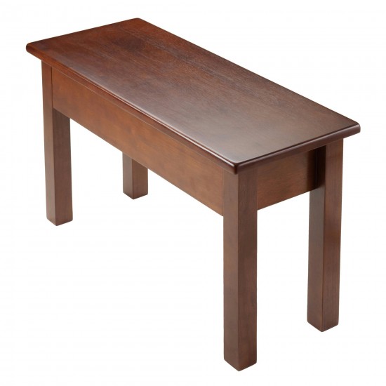 Emmett Bench with Seat Storage, Walnut