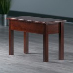 Emmett Bench with Seat Storage, Walnut