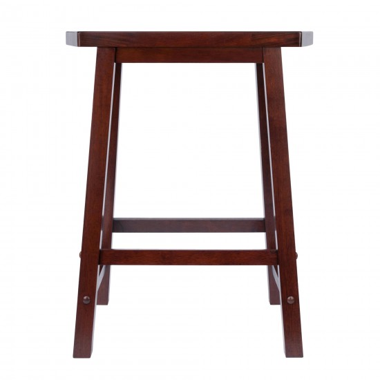 Katashi Fan Shape Counter Stool, Walnut