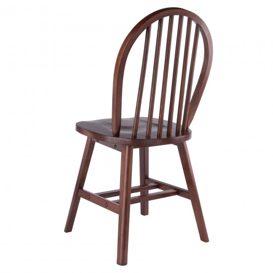Windsor 2-Pc Chair Set, Walnut