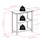 Verona 5-Pc Decorative Dresser w/ 4 Foldable Fabric Baskets, Walnut & Beige