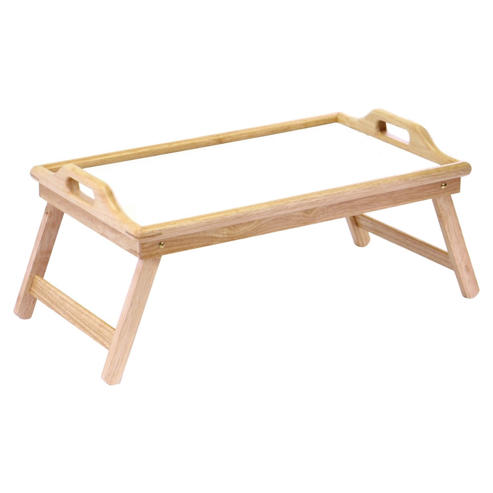 Sherwood Breakfast Tray, Natural and White Sherwood Breakfast Tray, Natural and White