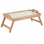 Sherwood Breakfast Tray, Natural and White