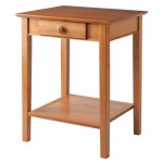 Studio Home Office Printer Stand, Honey Pine