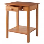 Studio Home Office Printer Stand, Honey Pine