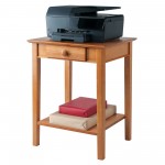 Studio Home Office Printer Stand, Honey Pine