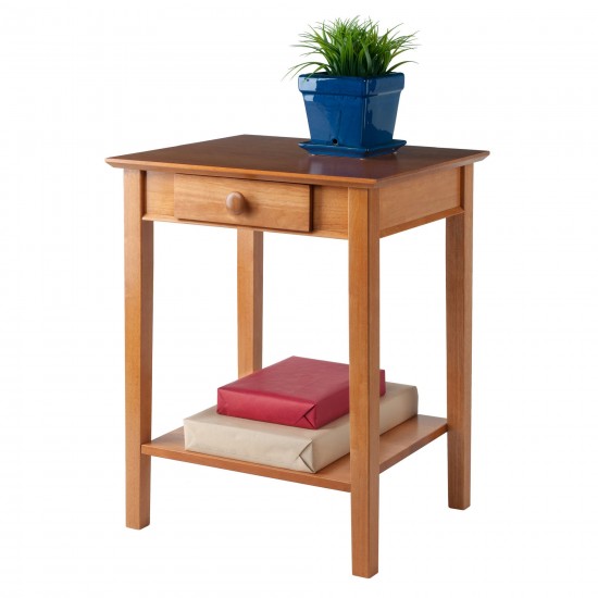 Studio Home Office Printer Stand, Honey Pine