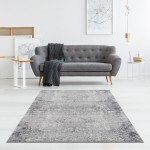 Abington-Ab10202-Gray-7.10 X 10.6 Area Rug