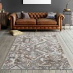 Abington-Ab10950-Gray-5.3 X 7.6 Area Rug