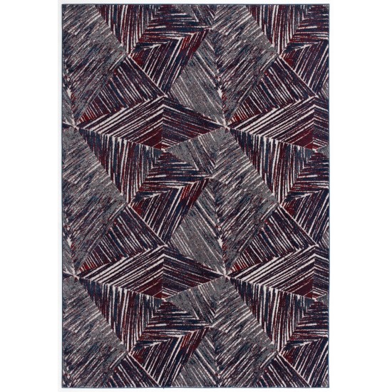 Abington-Ls10163-Red_Navy-5.3 X 7.6 Area Rug