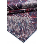 Abington-Ls10163-Red_Navy-5.3 X 7.6 Area Rug