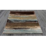 Aden-Ad3369-Brownblue-Canada-Cad336958-5.3X7.6 Area Rug