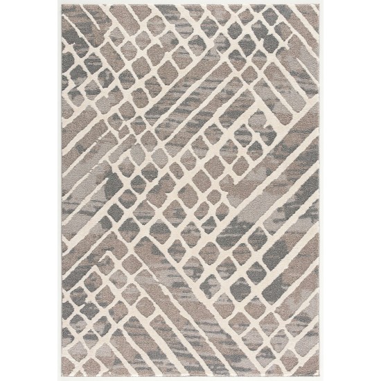 Amazon-Az10414-Gray-5.3 X 7.6 Area Rug