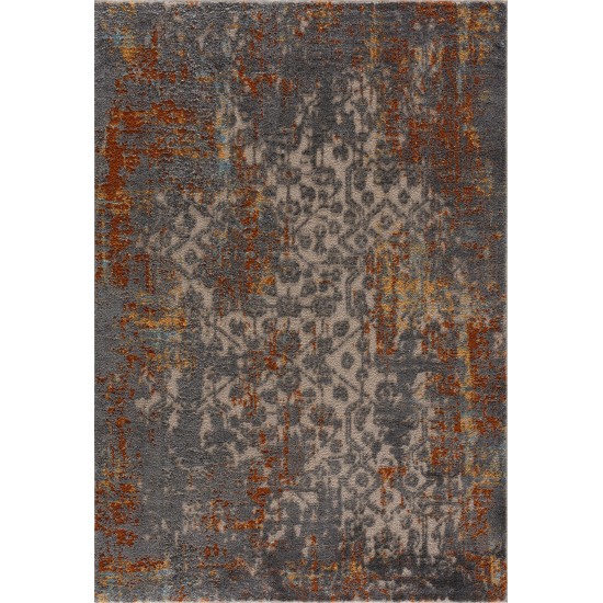 Amazon-Az10429-Orange-5.3 X 7.6 Area Rug