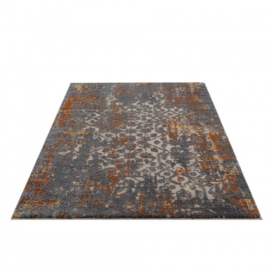 Amazon-Az10429-Orange-5.3 X 7.6 Area Rug