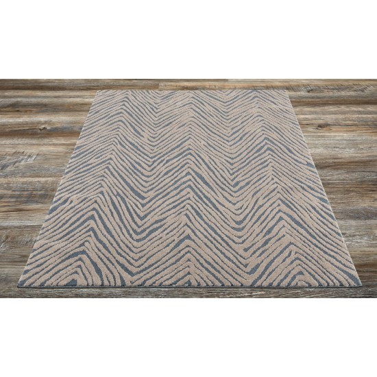 Amazon-Az10436-Blue-5.3 X 7.6 Area Rug