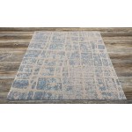 Amazon-Az10437-Blue-5.3 X 7.6 Area Rug