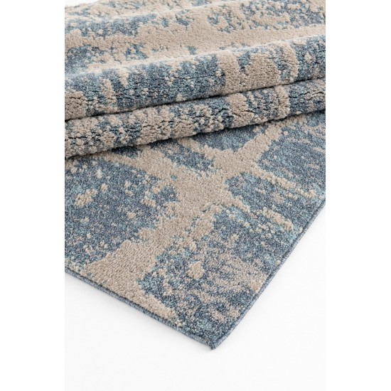 Amazon-Az10437-Blue-5.3 X 7.6 Area Rug