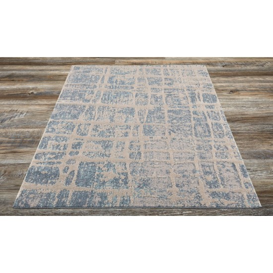 Amazon-Az10437-Blue-7.10 X 10.6 Area Rug