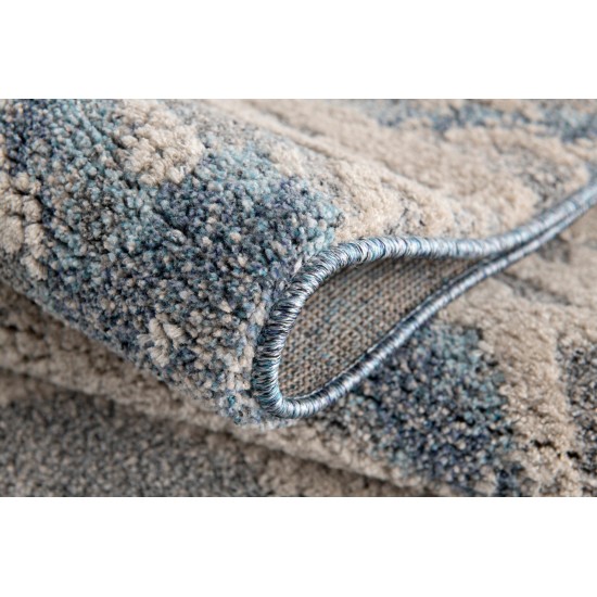 Amazon-Az10439-Gray_Blue-5.3 X 7.6 Area Rug