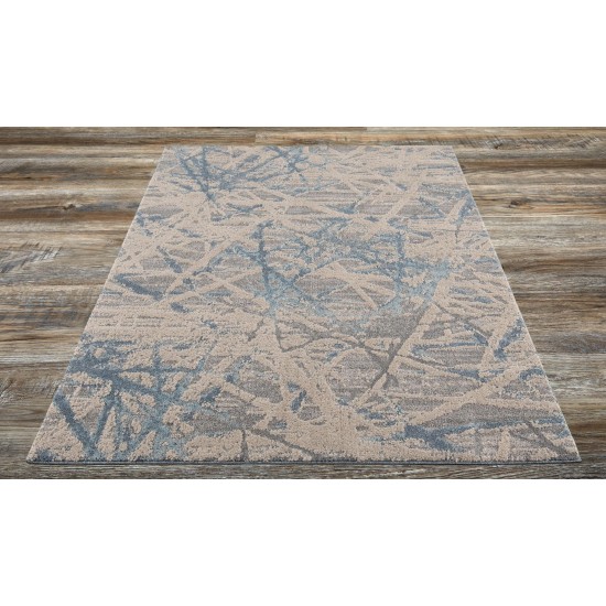 Amazon-Az10439-Gray_Blue-7.10 X 10.6 Area Rug