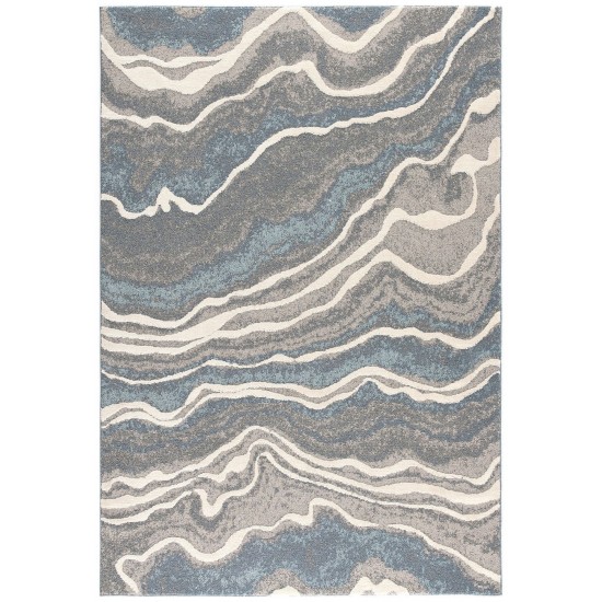 Amazon-Az10440-Gray-5.3 X 7.6 Area Rug