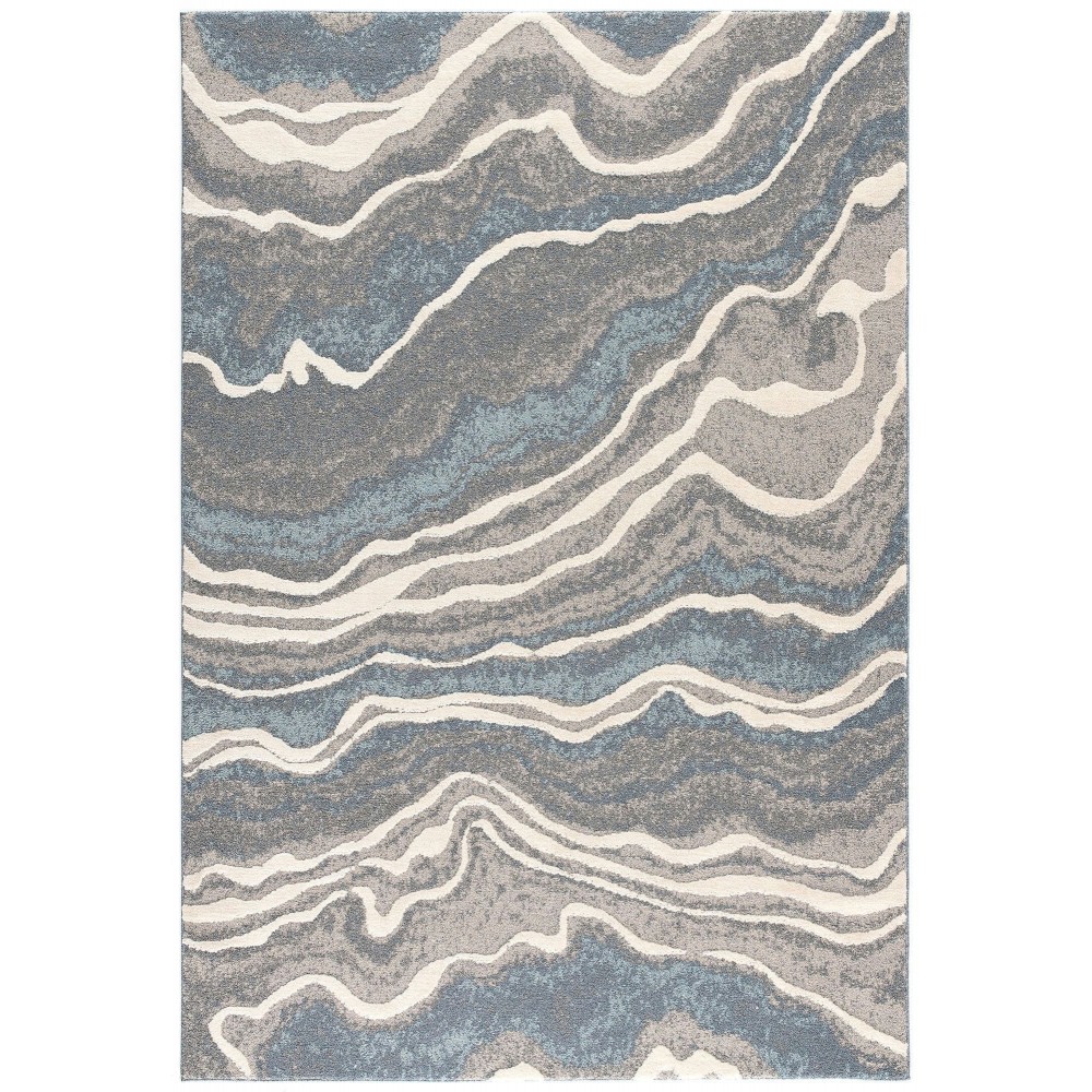 Amazon-Az10440-Gray-5.3 X 7.6 Area Rug