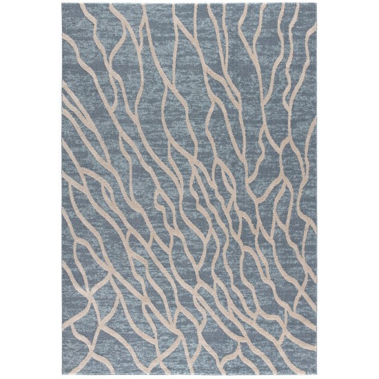 Amazon-Az10442-Blue-5.3 X 7.6 Area Rug