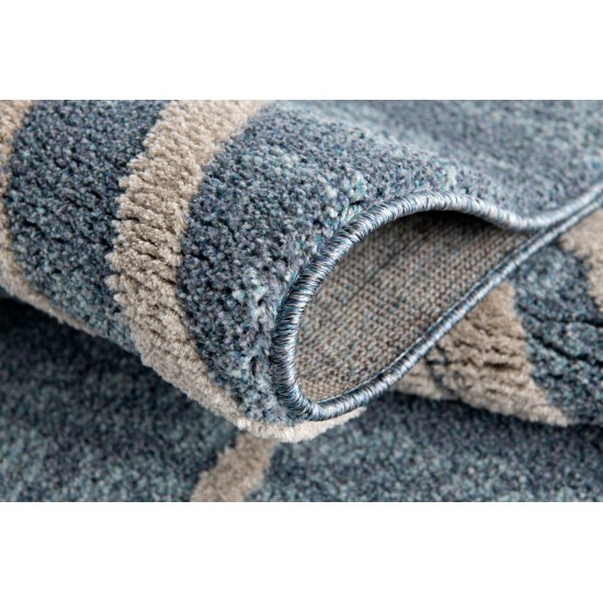 Amazon-Az10442-Blue-5.3 X 7.6 Area Rug