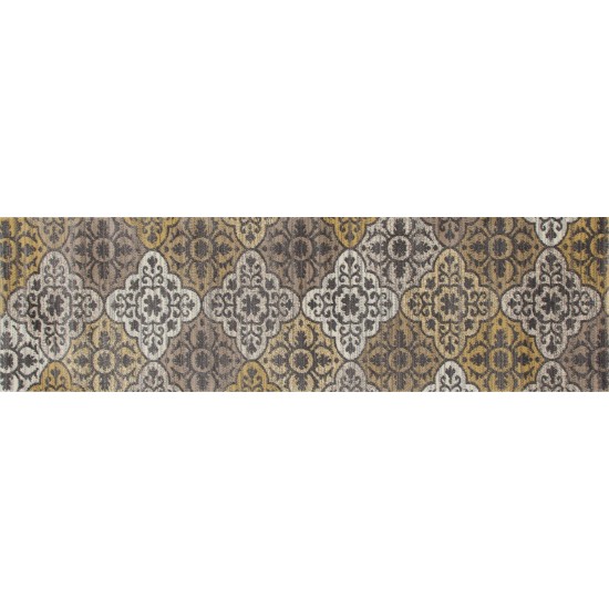 Arabella-Ar_00_011-Yellow-Roll Runner Cut 2.2 X 1 Runner Rug