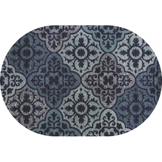 Arabella-Ar_00_012-Navy-Round 7.10 Area Rug