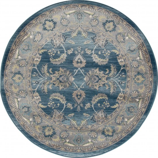 Arabella-Ar_00_0138-Aqua-Roll Runner Cut 2.2 X 1 Runner Rug
