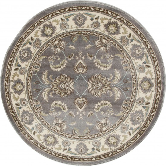 Arabella-Ar_00_0140-Gray-Round 7.10 Area Rug