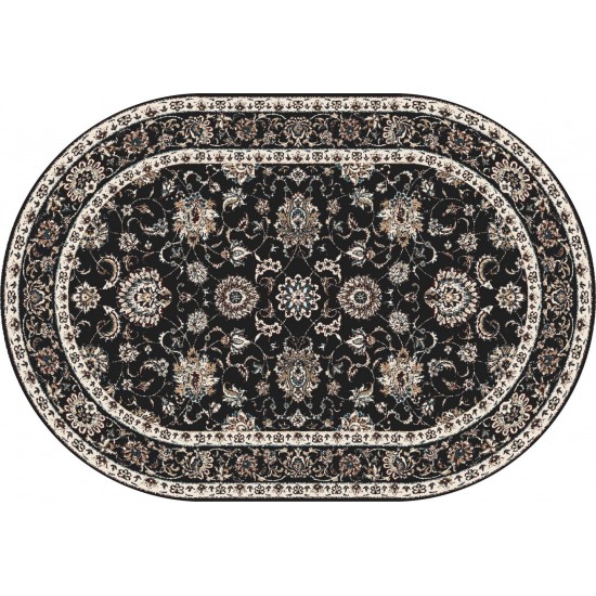 Arabella-Ar_00_0145-Black-Roll Runner Cut 2.2 X 1 Runner Rug