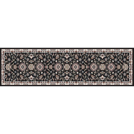 Arabella-Ar_00_0145-Black-Runner 2.2 X 7.7 Runner Rug