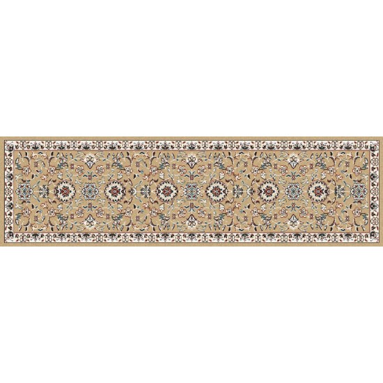 Arabella-Ar_00_0146-Beige-Roll Runner Cut 2.2 X 1 Runner Rug