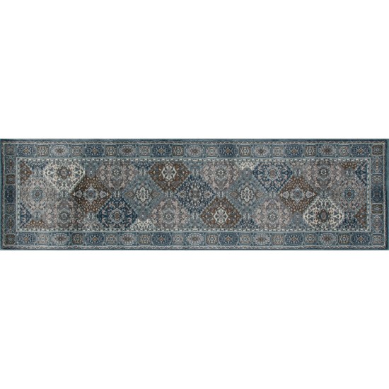 Arabella-Ar_00_0153-Blue-Roll Runner Cut 2.2 X 1 Runner Rug