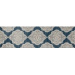 Arabella-Ar_00_0156-Blue-Roll Runner Cut 2.2 X 1 Runner Rug