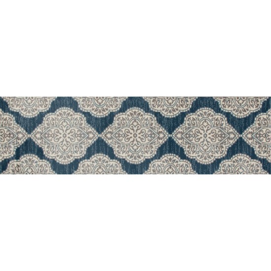 Arabella-Ar_00_0156-Blue-Roll Runner Cut 2.2 X 1 Runner Rug