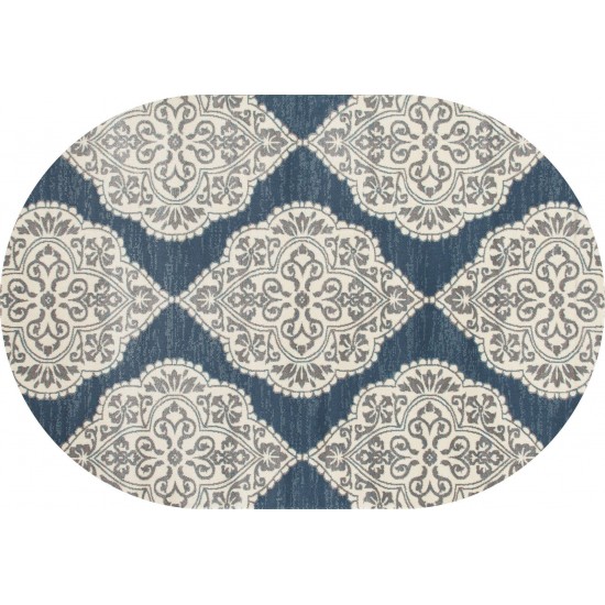 Arabella-Ar_00_0156-Blue-Roll Runner Cut 2.2 X 1 Runner Rug