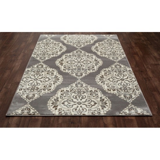 Arabella-Ar_00_0157-Gray-Roll Runner Cut 2.2 X 1 Runner Rug