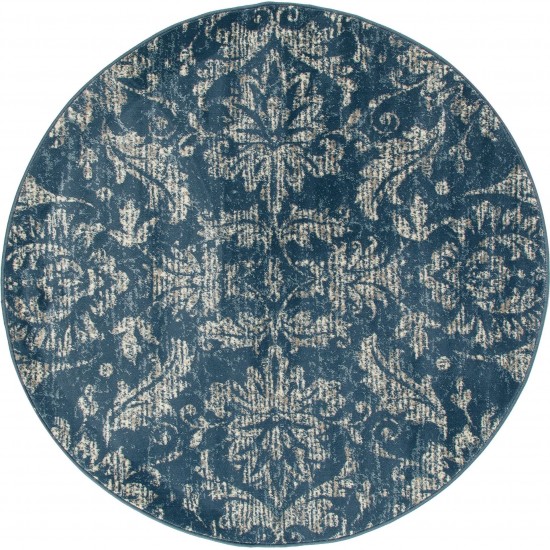 Arabella-Ar_00_0160-Blue-Roll Runner Cut 2.2 X 1 Runner Rug