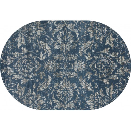 Arabella-Ar_00_0160-Blue-Roll Runner Cut 2.2 X 1 Runner Rug