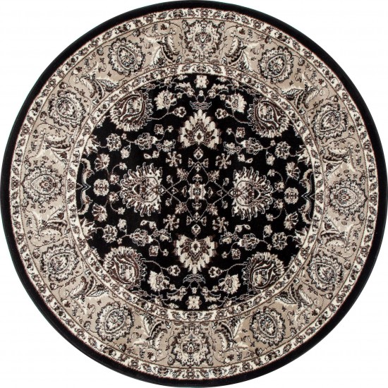 Arabella-Ar_00_031-Black-Round 7.10 Area Rug
