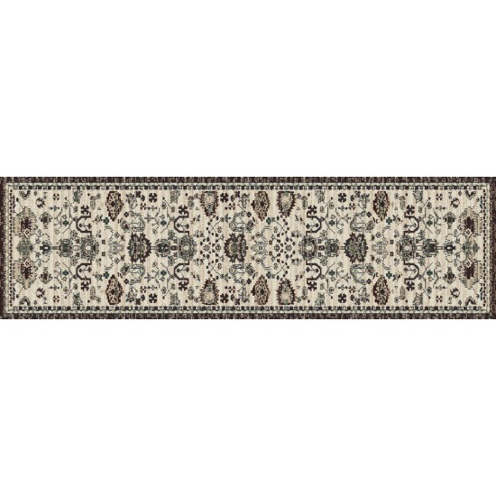 Arabella-Ar_00_038-Cream-Roll Runner Cut 2.2 X 1 Runner Rug