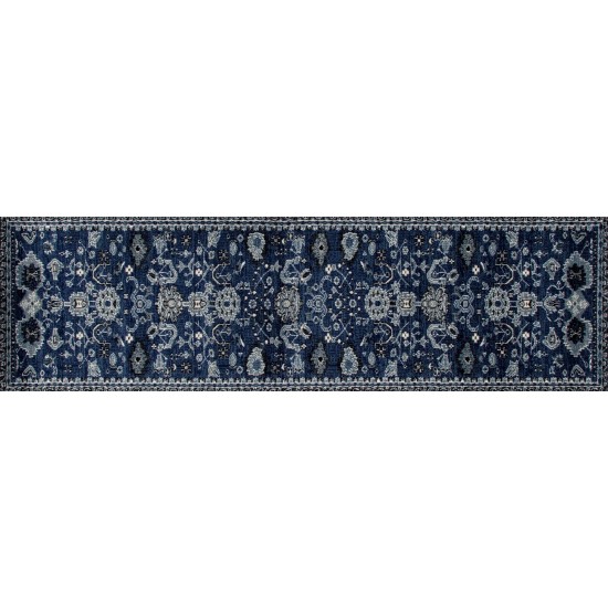 Arabella-Ar_00_039-Navy-Runner 2.2 X 7.7 Runner Rug