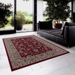 Arabella-Arb32-Red-Canada-Car03258-5.3 X 7.6-160X230 Area Rug